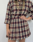 Haveone - Gonna flanella check bordeaux