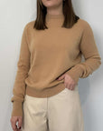 Tensione In - Pull girocollo 100% lana cammello