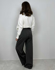 Two Way - Pantalone gessato grigio