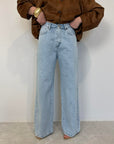 Tensione In - Jeans con tasca in suede