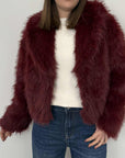 Haveone - Ecopelliccia bordeaux