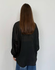 Haveone - Camicia in mussola nera