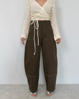 Tensione In - Pantalone worker con tasche intrecciate