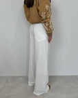 Dixie - Jeans bianco tela light