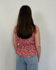 SusyMix - Maglia a fiori con nodo
