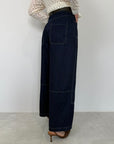 SusyMix - Pantalone western blu denim