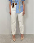 Haveone - Jeans mandy bianco