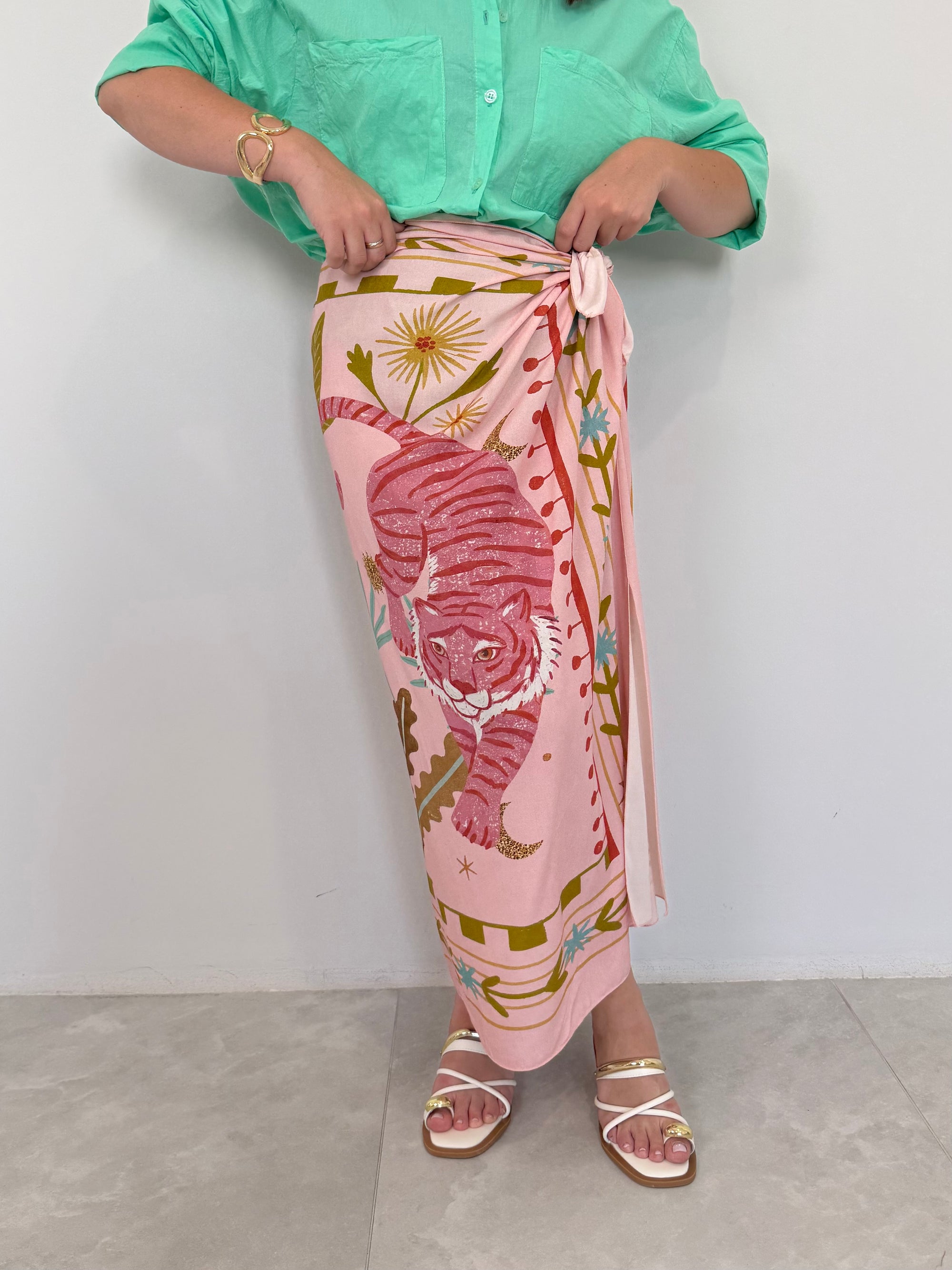 Haveone - Gonna pareo lunga con tigre
