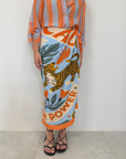 Haveone - Gonna pareo lunga tigre arancio