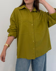Haveone - Camicia doppia tasca olio