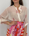 Haveone - Camicia con fantasia aragoste