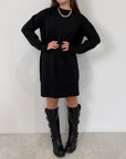 SusyMix -  Abito in maglia nero