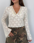 Haveone - Maglia in pizzo