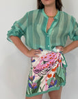 Haveone - Gonna pareo giaguaro e orchidea