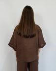 Tensione In - Camicia scatoletta moro