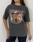 Haveone - T-shirt piombo stampa tigre wild