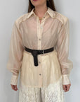 Haveone - Camicia velata con spalline