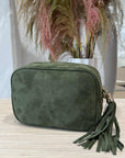 Civico23 - Bauletto vera pelle verde