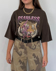 SusyMix - T-shirt over con tigre moro