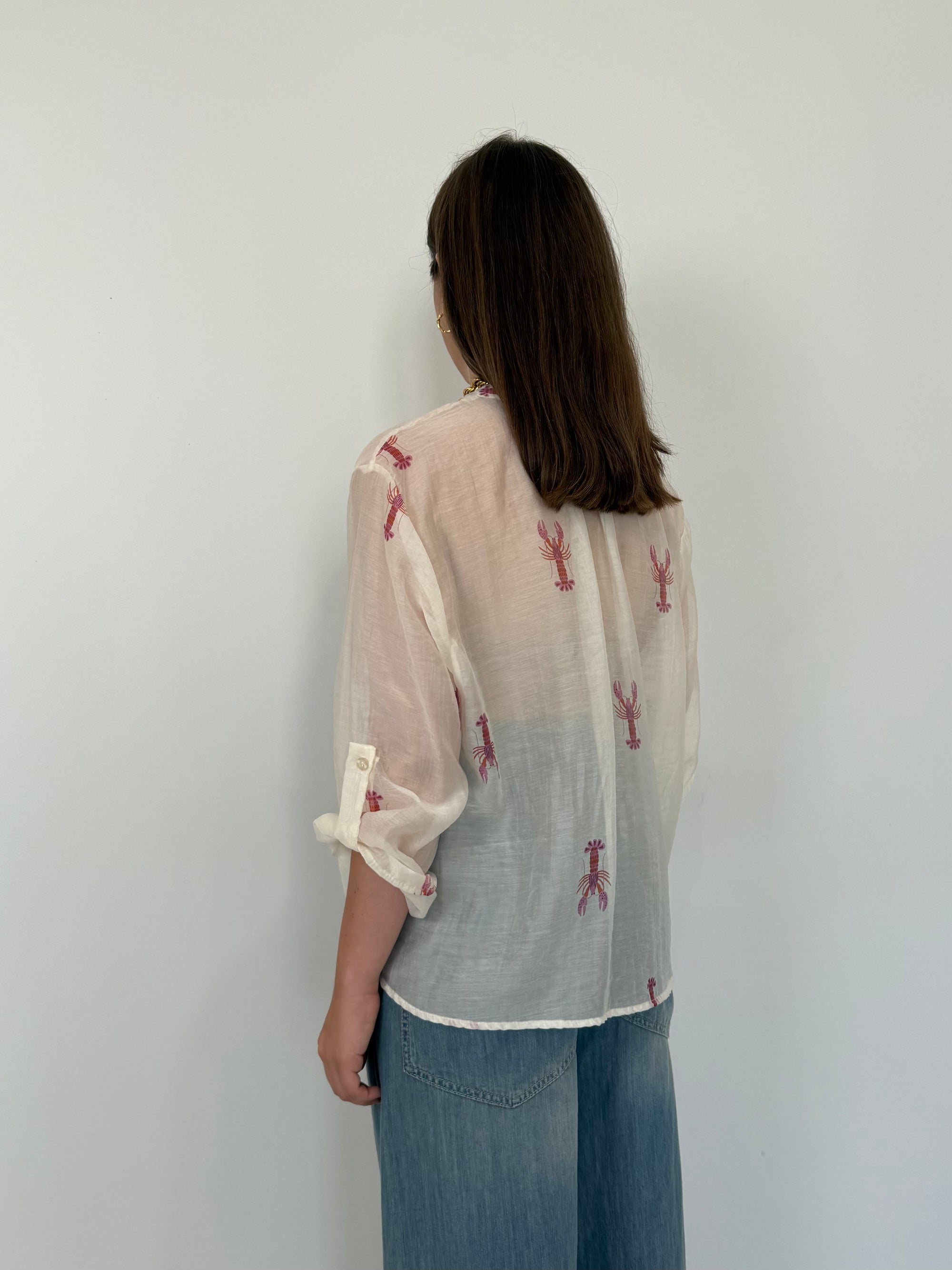 Haveone - Camicia con fantasia aragoste