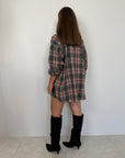 Tensione In - Camicia check grigia