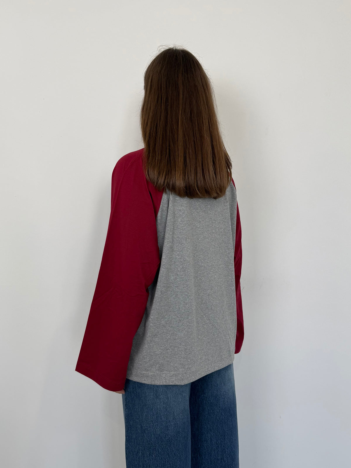 Haveone - Maglia street Bicolor grigia