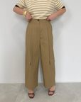 Tensione In - Pantalone tasca bassa sabbia