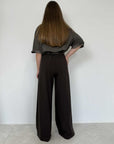 Dixie - Pantalone con cintura inserita moro