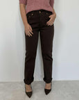 Tensione In - Jeans taglio vivo moro