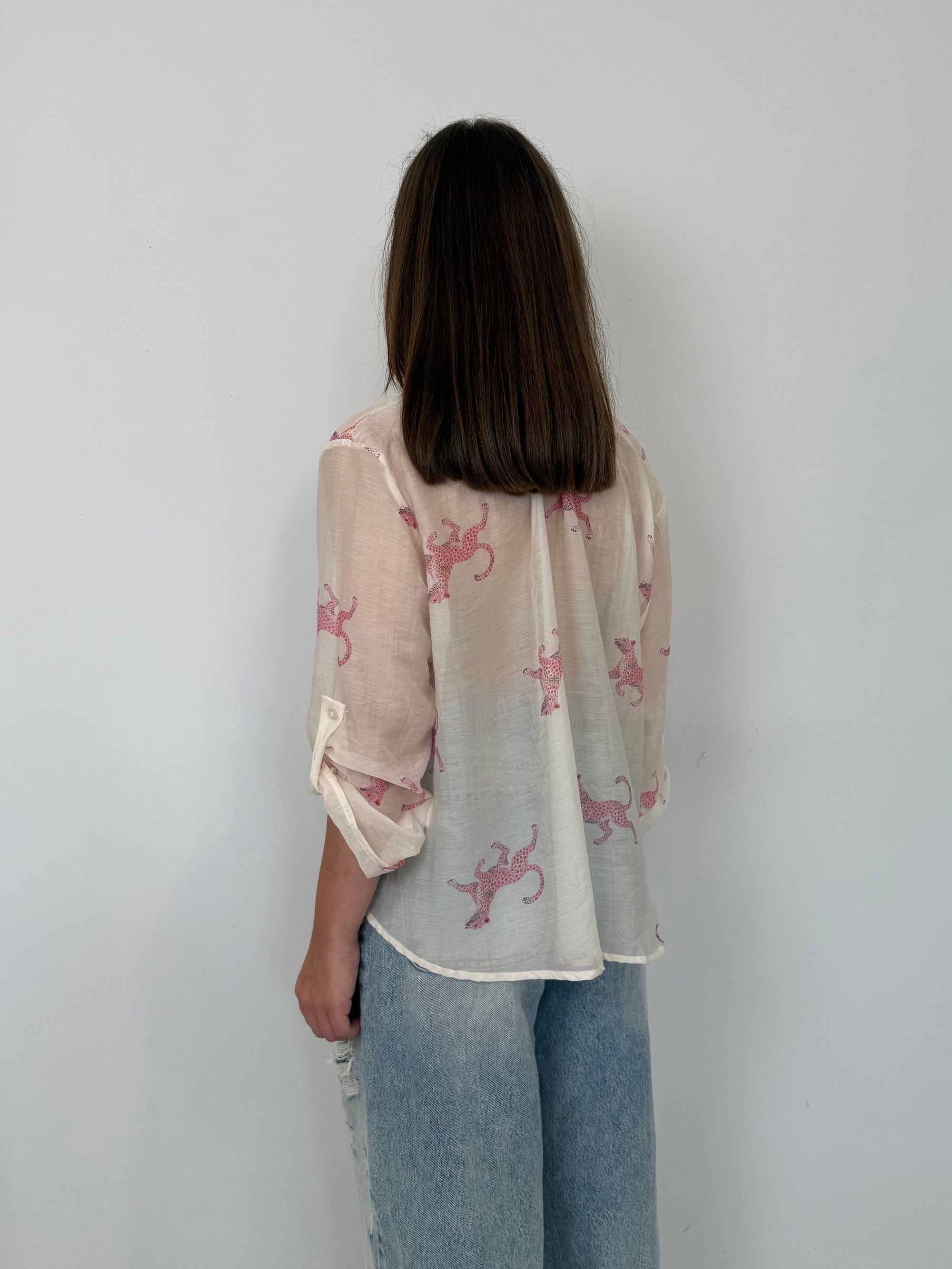 Haveone - Camicia con giaguaro