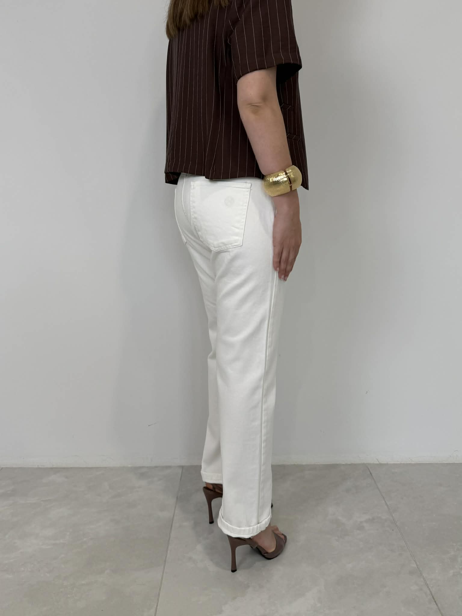 Haveone - Jeans Lily stella bianco