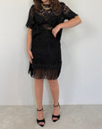 Haveone - Gonna in pizzo con frange