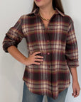 Civico23 - Camicia in flanella Magenta