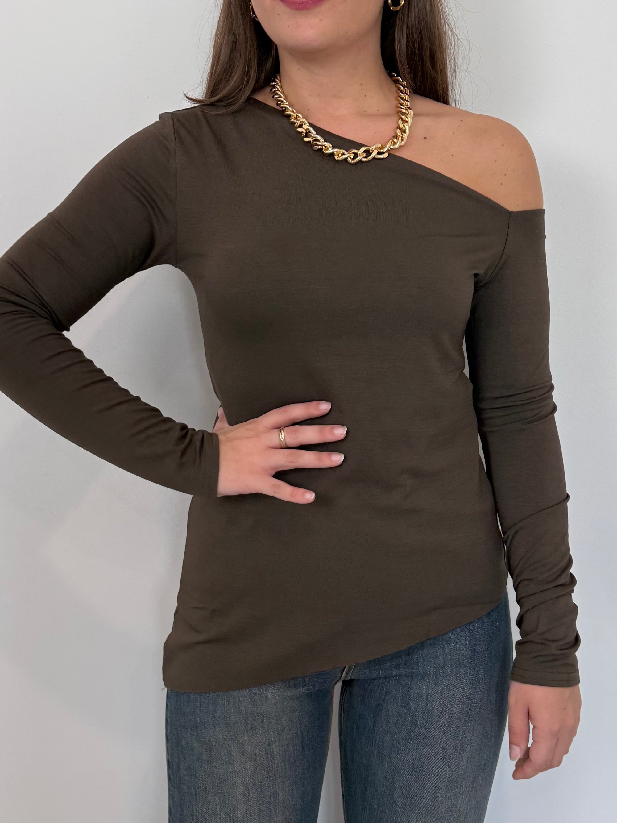 SusyMix - Maglia cutout moro