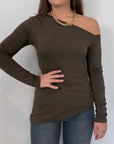 SusyMix - Maglia cutout moro