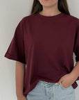 SusyMix - T-shirt over bordeaux