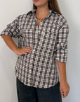 Haveone - Camicia micro check moro