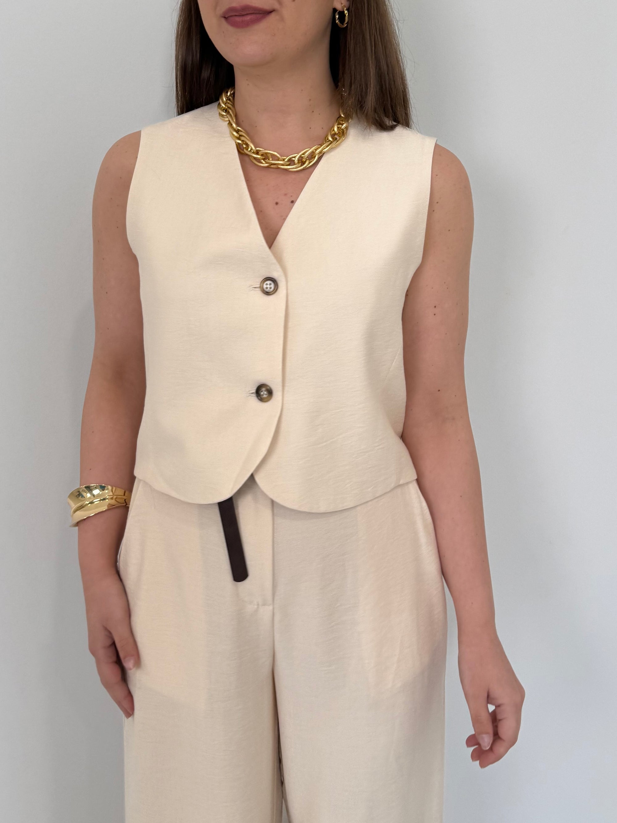 Haveone - Gilet easy burro