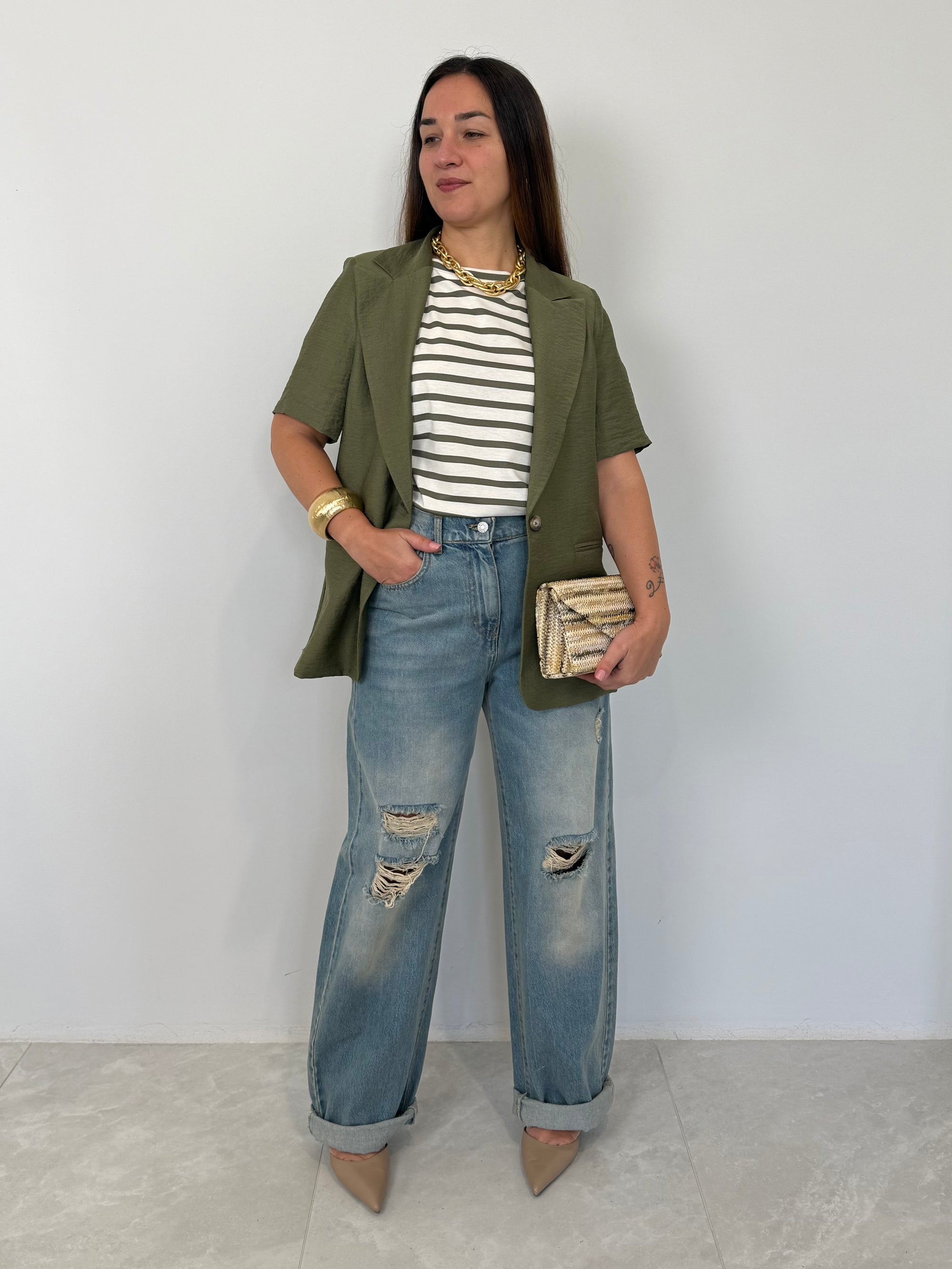 Haveone - Jeans Stella con strappi