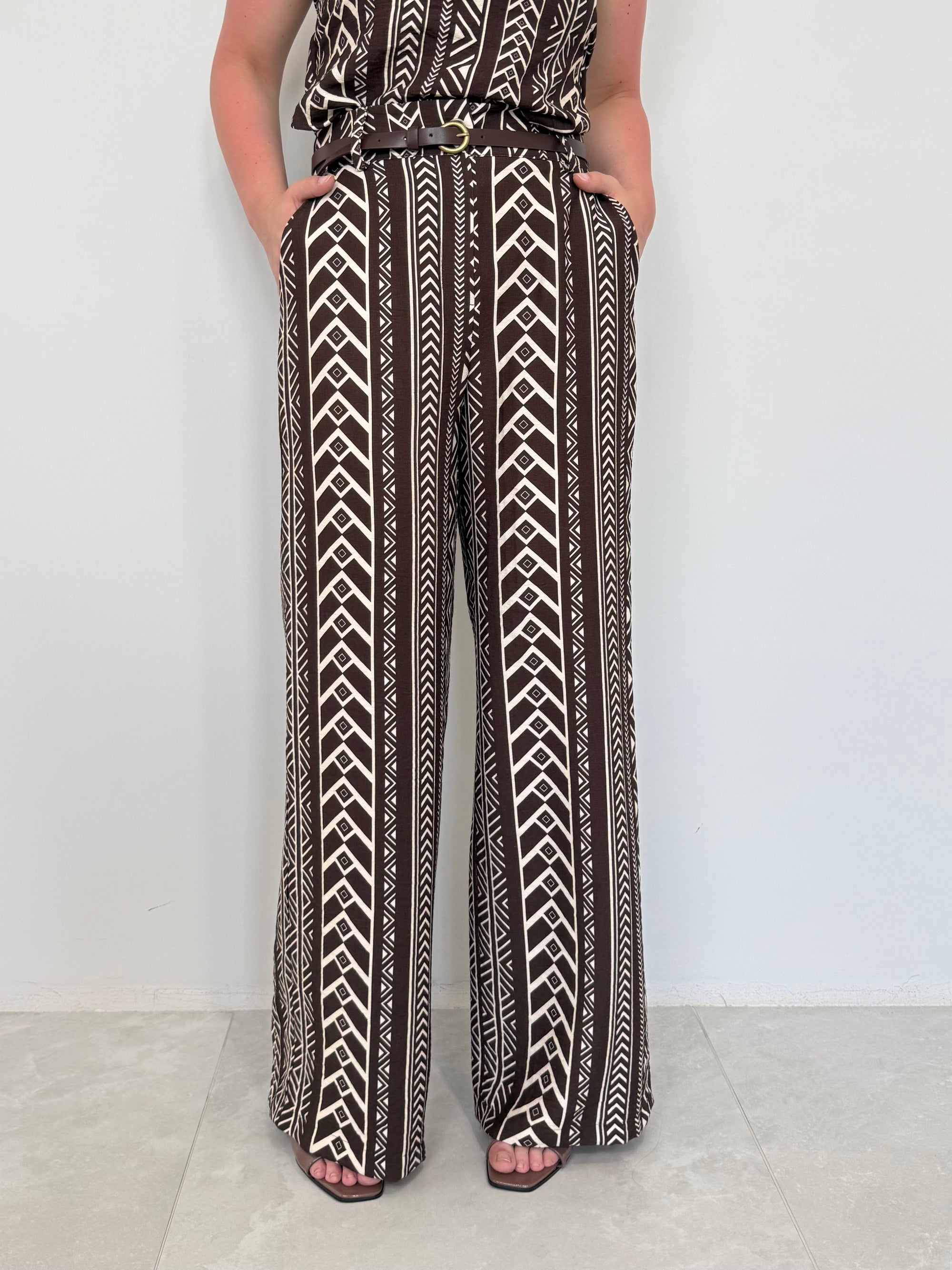 Haveone - Pantalone etnico moro