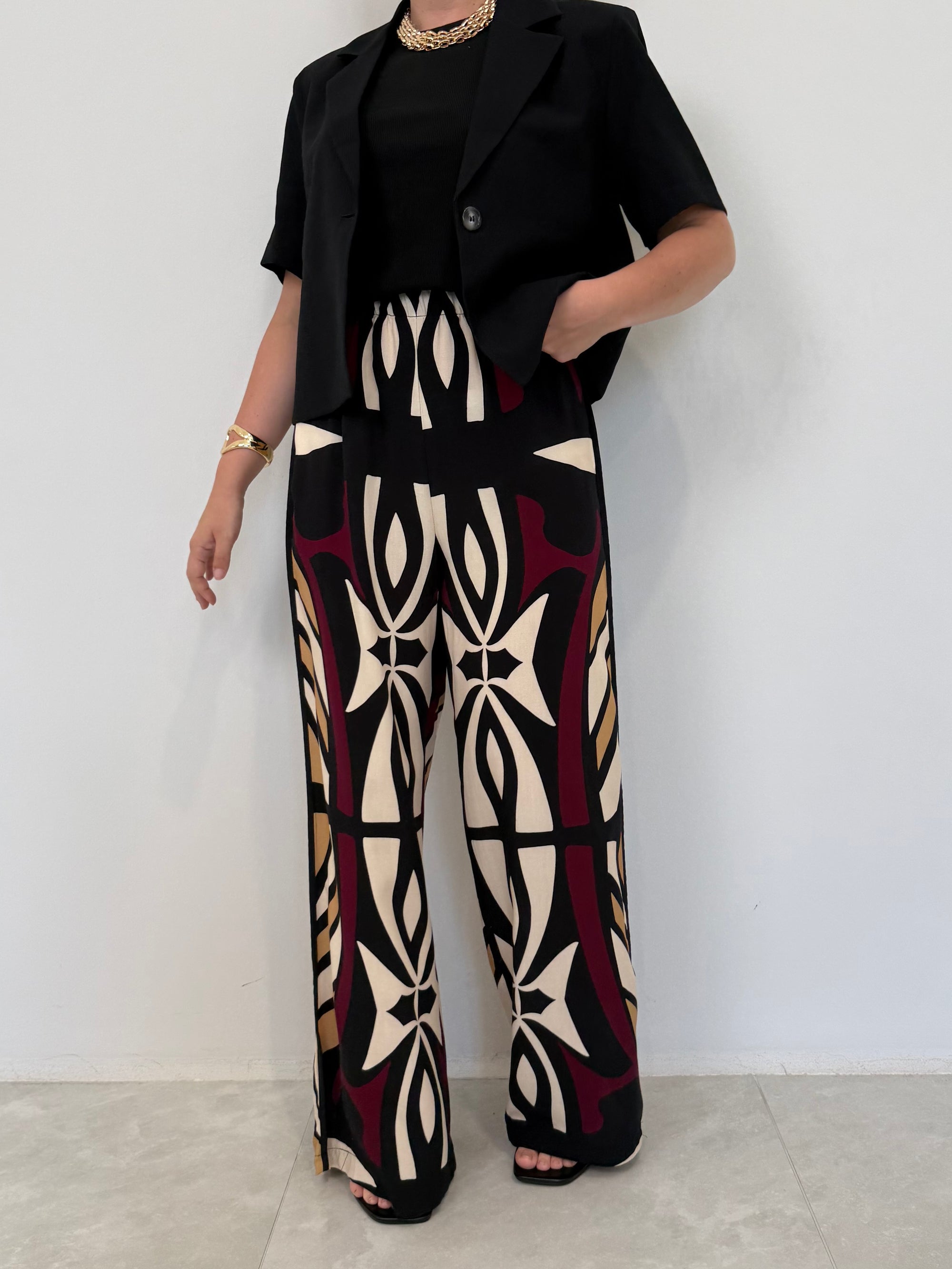 Haveone - Pantalone fantasia etnica india