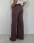 Please - Jeans Zoe stone wash bordeaux
