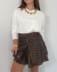 Haveone - Gonna con maniche camicia moro