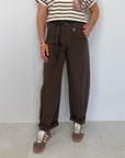 SusyMix - Pantalone stellina paracudete moro