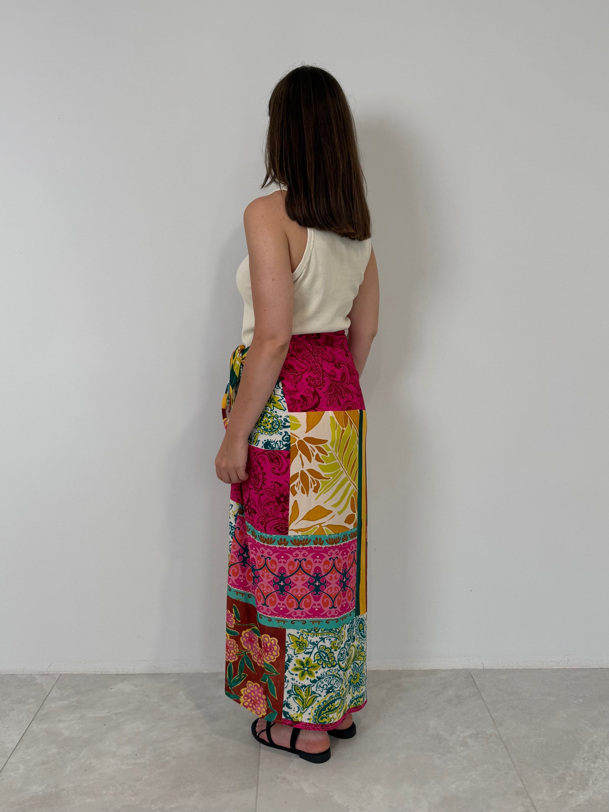 Tensione In - Gonna pareo lunga cashmere