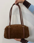Civico23 - Borsa maxi a spalla in vera pelle cuoio