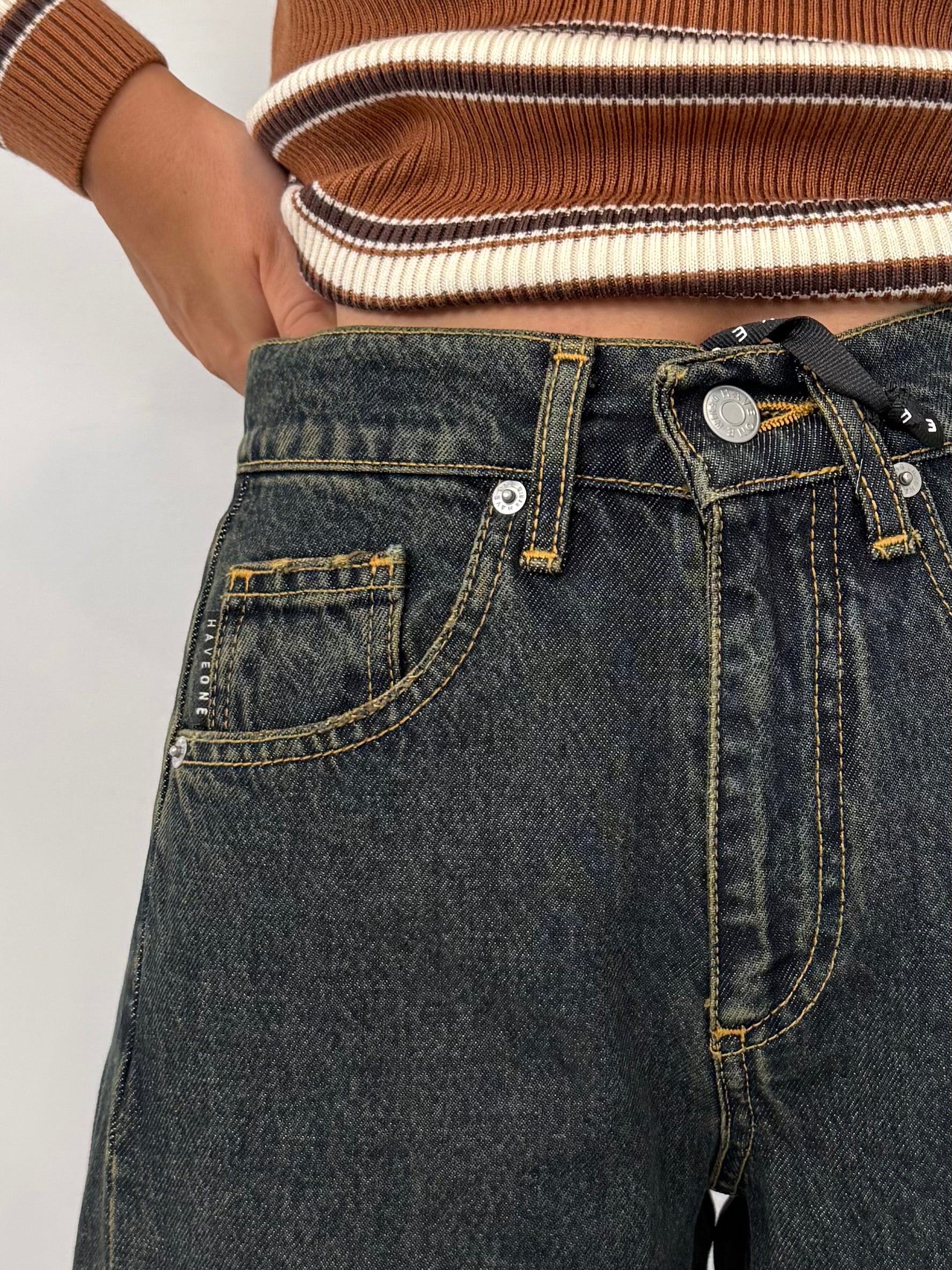 Haveone - Jeans Lucy denim sovrattinto