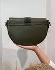 Civico23 - Mezza luna con fibbia verde
