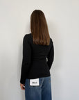 SusyMix - Maglia con cutout nero