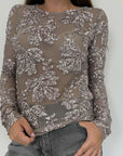 SusyMix - Maglia tulle e paillettes